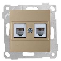 RİTA TELEFON PRİZİ 2XRJ12 DORE 1